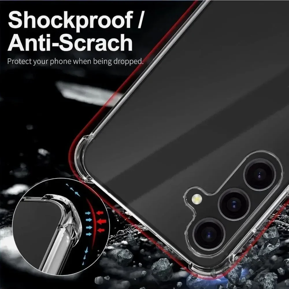 🤯5/$25🤯 Migeec Samsung Galaxy S24 Plus Shockproof Clear Phone Case